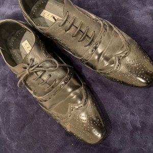 Click's Black Oxford Shoes